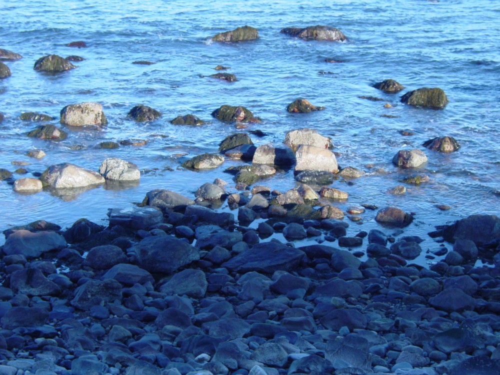 Blue Water and Rocks Blue Water and Rocks